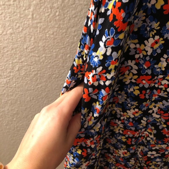 Rag & Bone Estell Floral Midi Dress with Pockets, XS - Picture 7 of 9